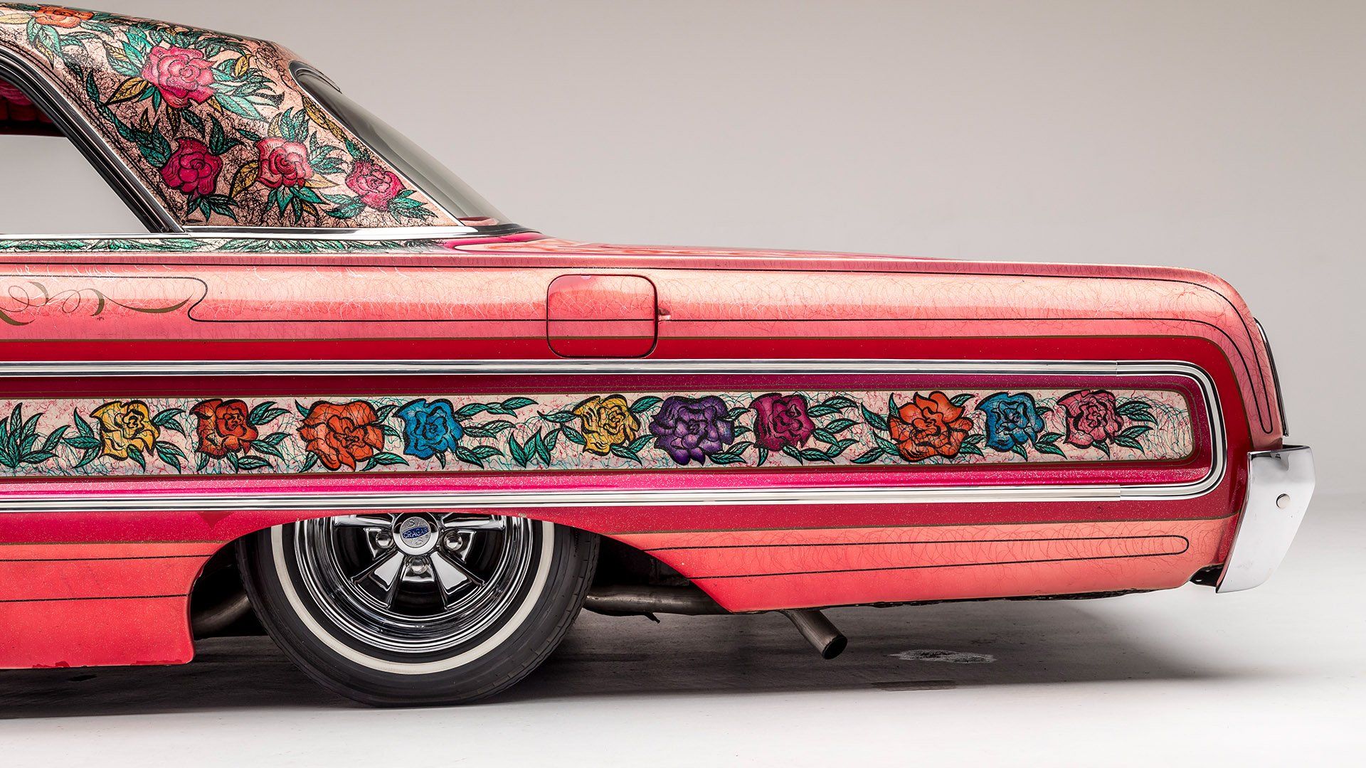 Classic lowrider car